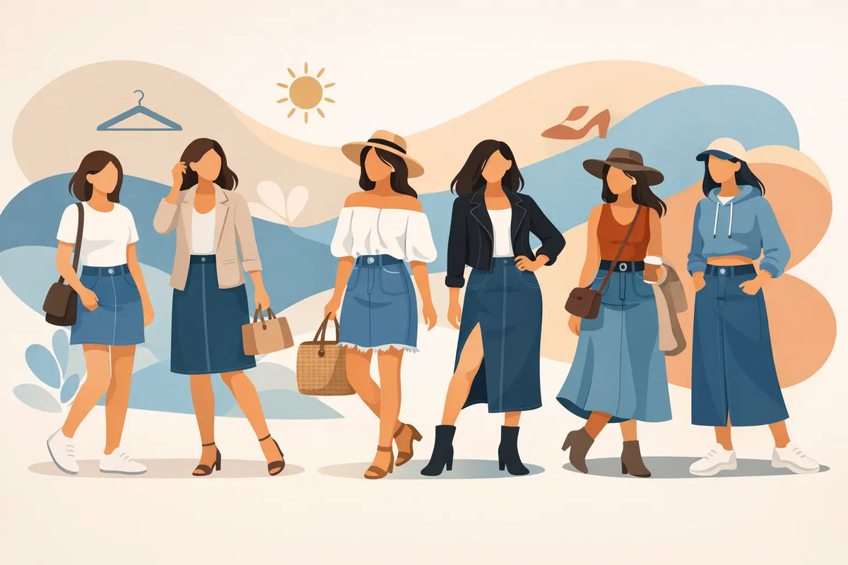 Denim Skirts: 7 Fresh Ways to Style Them