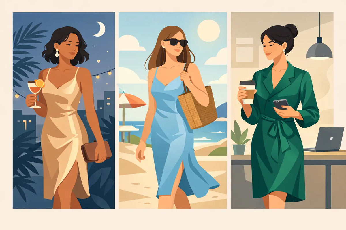 How to Style Satin Dresses for Every Plan