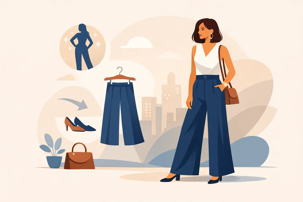How to Style Wide Leg Trousers With Confidence