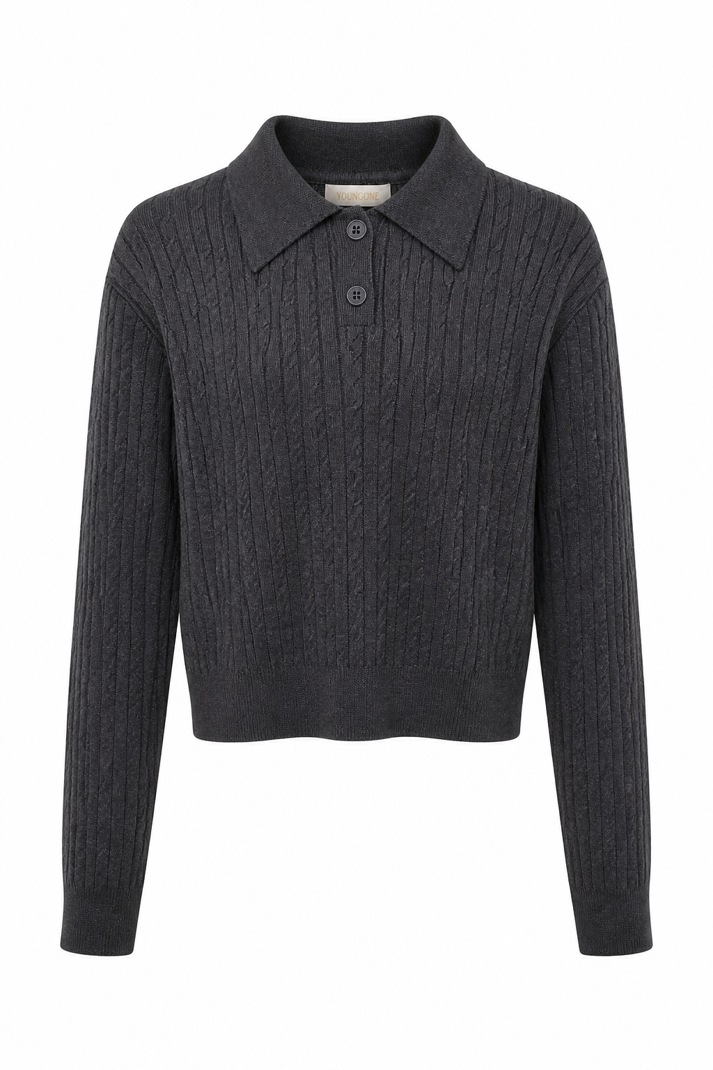 Woven Long Sleeves Poloshirt O-1712