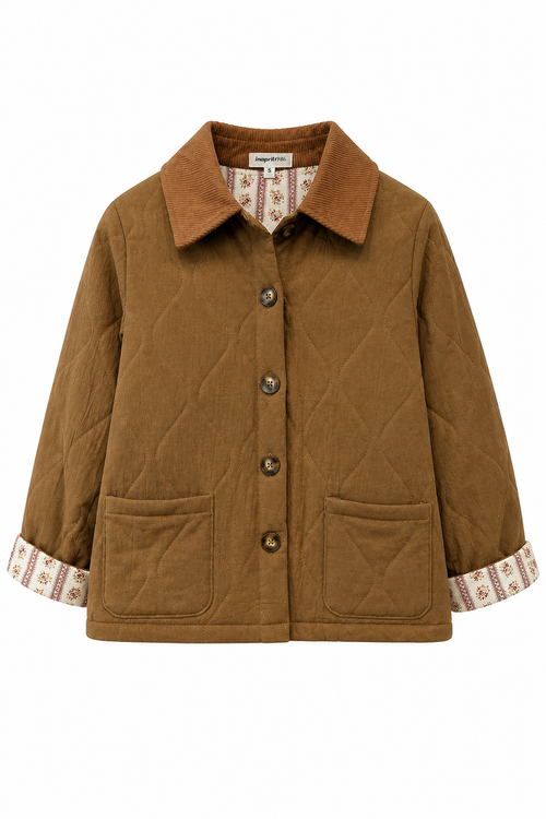 100% Cotton Quilted Jacket Q-T-179