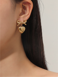 Earrings Q-BowHearts