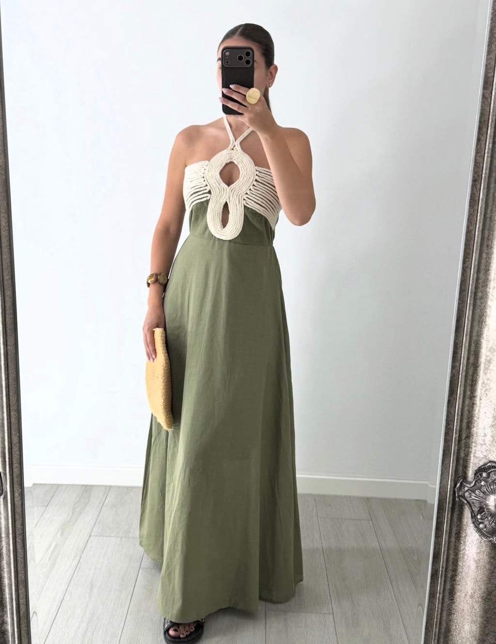 Halter Maxi Dress F-565