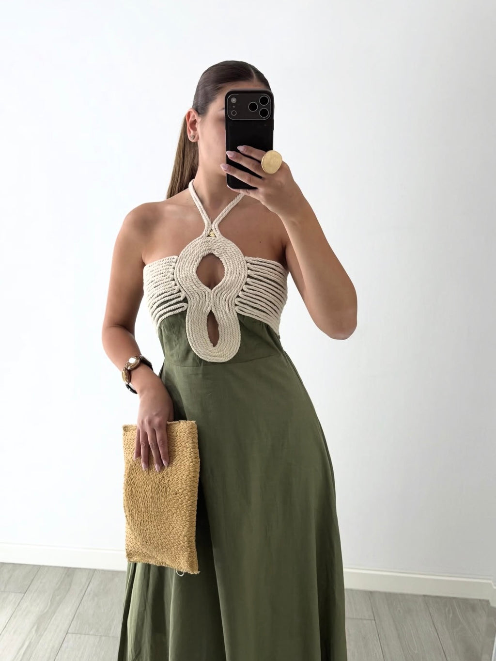 Halter Maxi Dress F-565