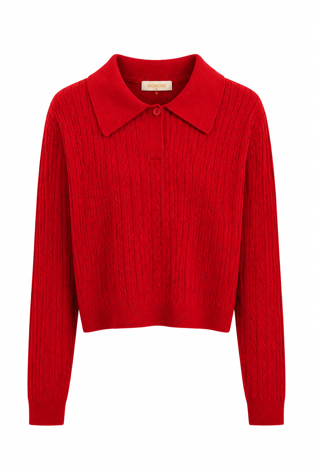 Woven Long Sleeves Poloshirt O-1712