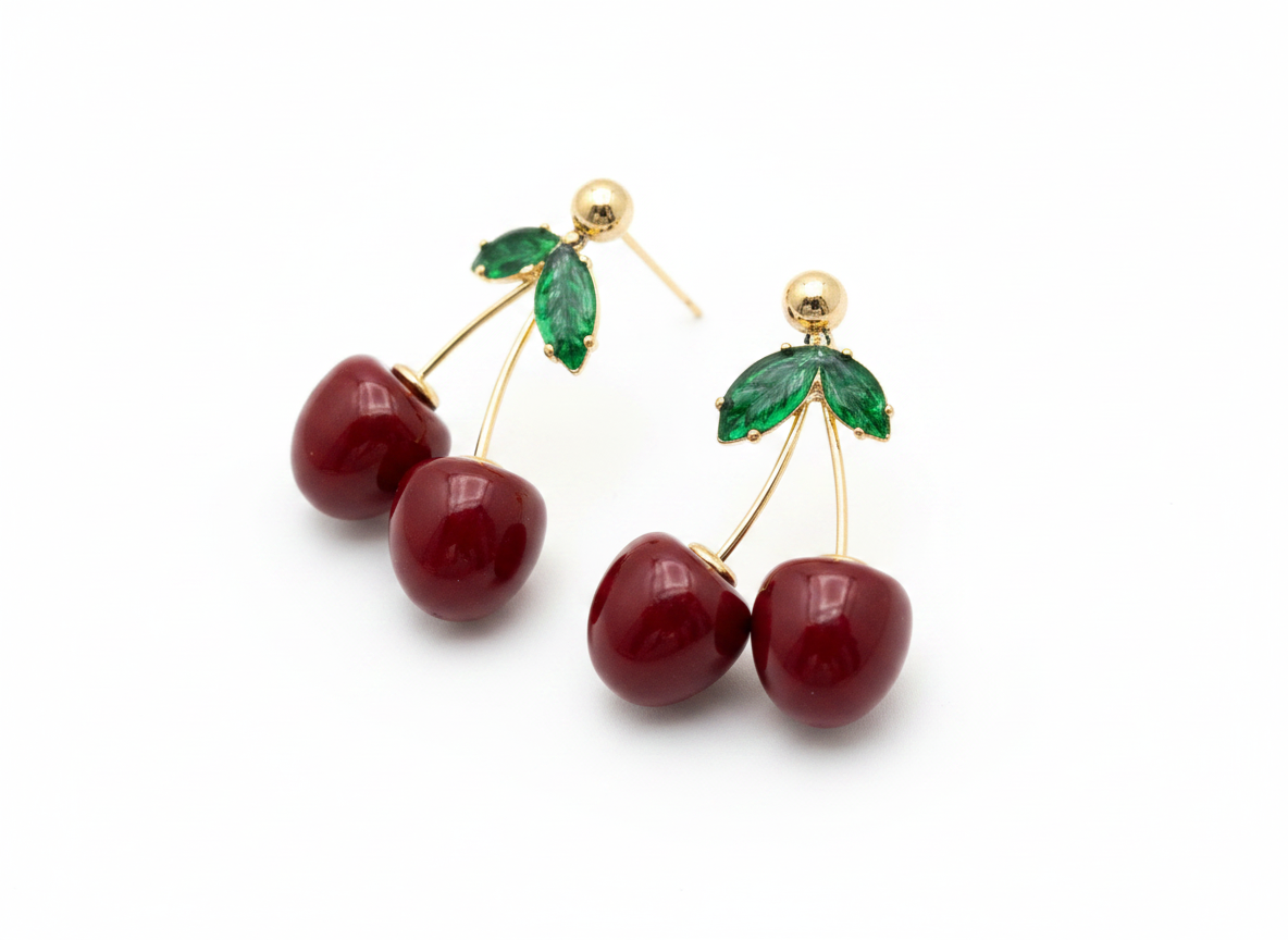 Earrings E-Cherries