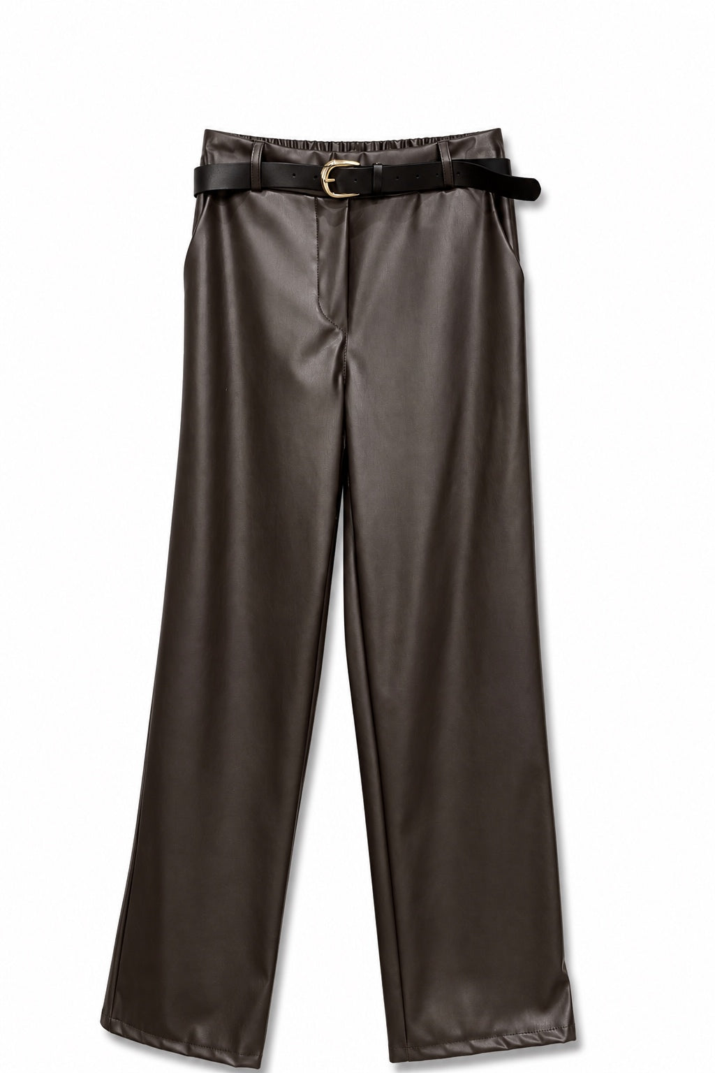 Faux Leather Trousers O-24540