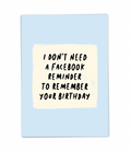 Facebook birthday - Double (KB-HB21-D)