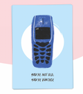 Vintage phone birthday - Double (KB-HB80-D)